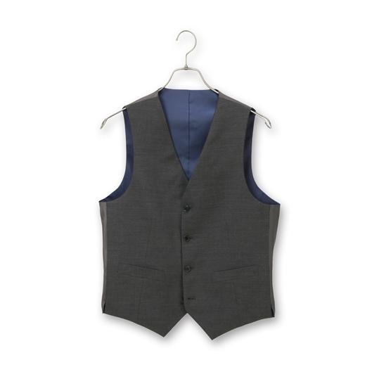 AOYAMA 【洋服の青山】 春夏 ネイビー系 リバーシブルベスト【PT-9