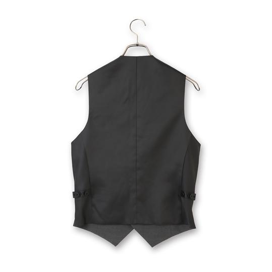 AOYAMA 【洋服の青山】メンズ 春夏用 ブラック系 リバーシブルベスト