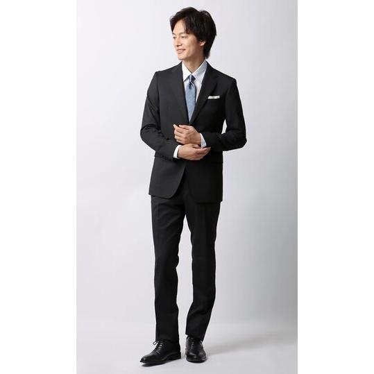 AOYAMA 【洋服の青山】オールシーズン ブラック系 スタイリッシュ