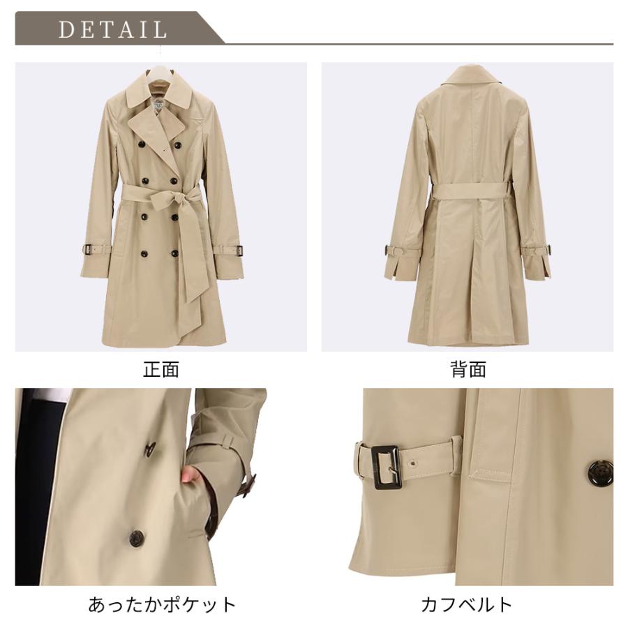AOYAMA 【洋服の青山】ダブル トレンチコート レディース スリー AOYAMA 【洋服の青山】ダブル トレンチコート レディース スリー