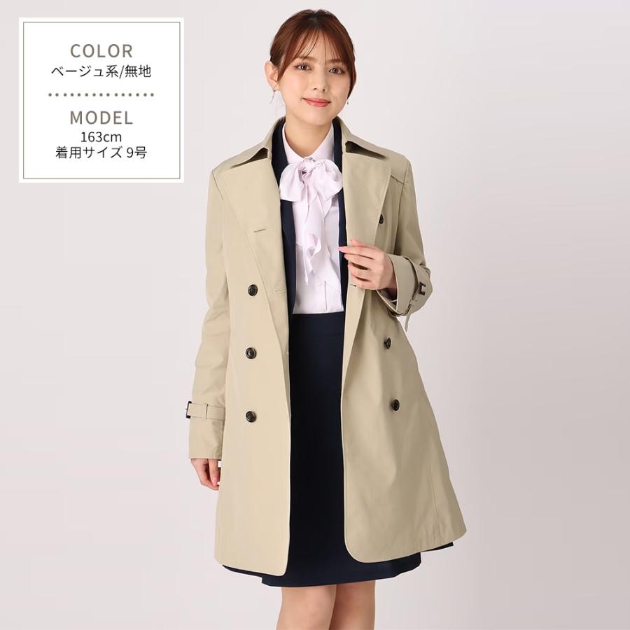 AOYAMA 【洋服の青山】ダブル トレンチコート レディース スリー AOYAMA 【洋服の青山】ダブル トレンチコート レディース スリー
