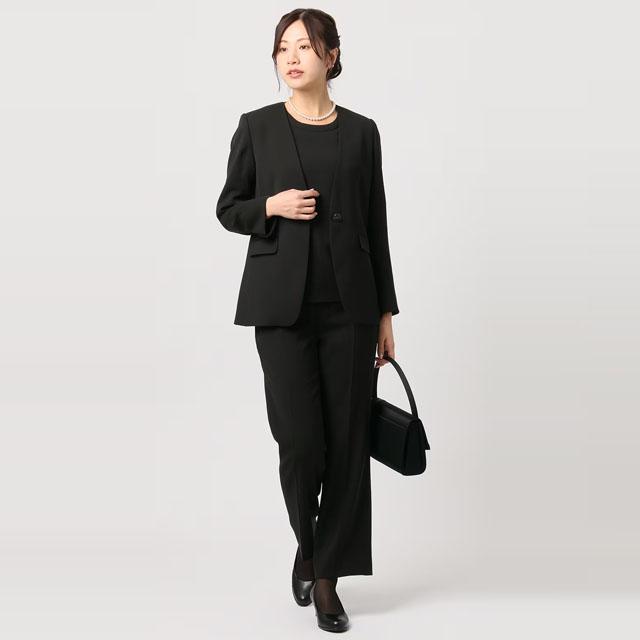 AOYAMA 【洋服の青山】フォーマルスーツ 3点セット ブラウス+ AOYAMA 【洋服の青山】フォーマルスーツ 3点セット ブラウス+