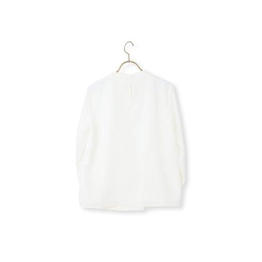 AOYAMA 【洋服の青山】アクセサリー付き ブラウス レディース ホワイト