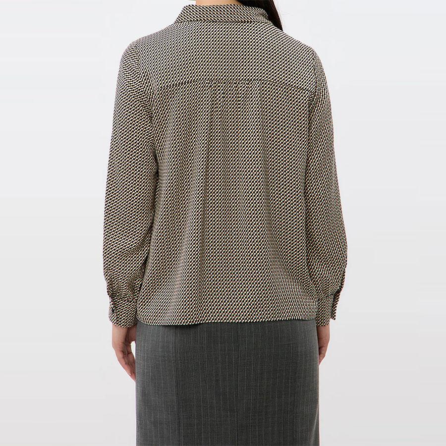 AOYAMA 【洋服の青山】ボウタイ ブラウス リボン シフォン 長袖 通勤