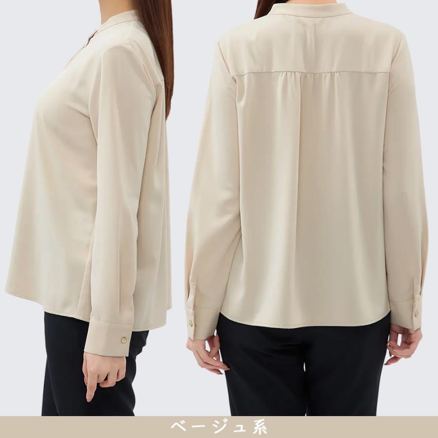 AOYAMA 【洋服の青山】ブラウス フォーマル レディース オフィス 長袖