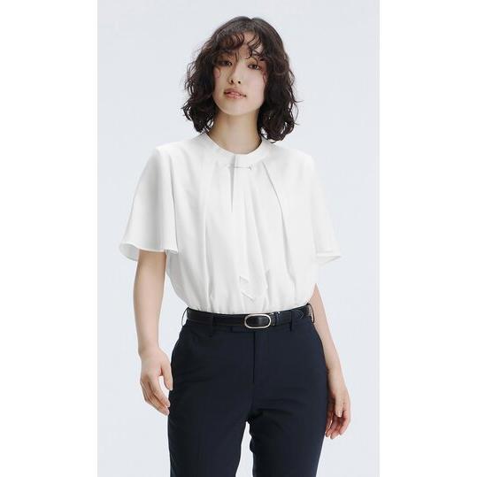 AOYAMA 【洋服の青山】ブラウス フォーマル レディース フリル