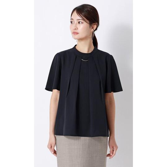 AOYAMA 【洋服の青山】接触冷感 ボウタイ ブラウス レディース