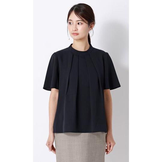 AOYAMA 【洋服の青山】接触冷感 ボウタイ ブラウス レディース
