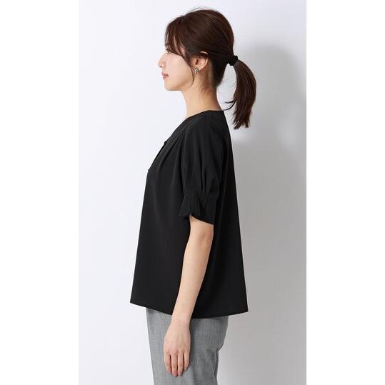 AOYAMA 【洋服の青山】冷たい 接触冷感 ブラウス レディース 夏 半袖