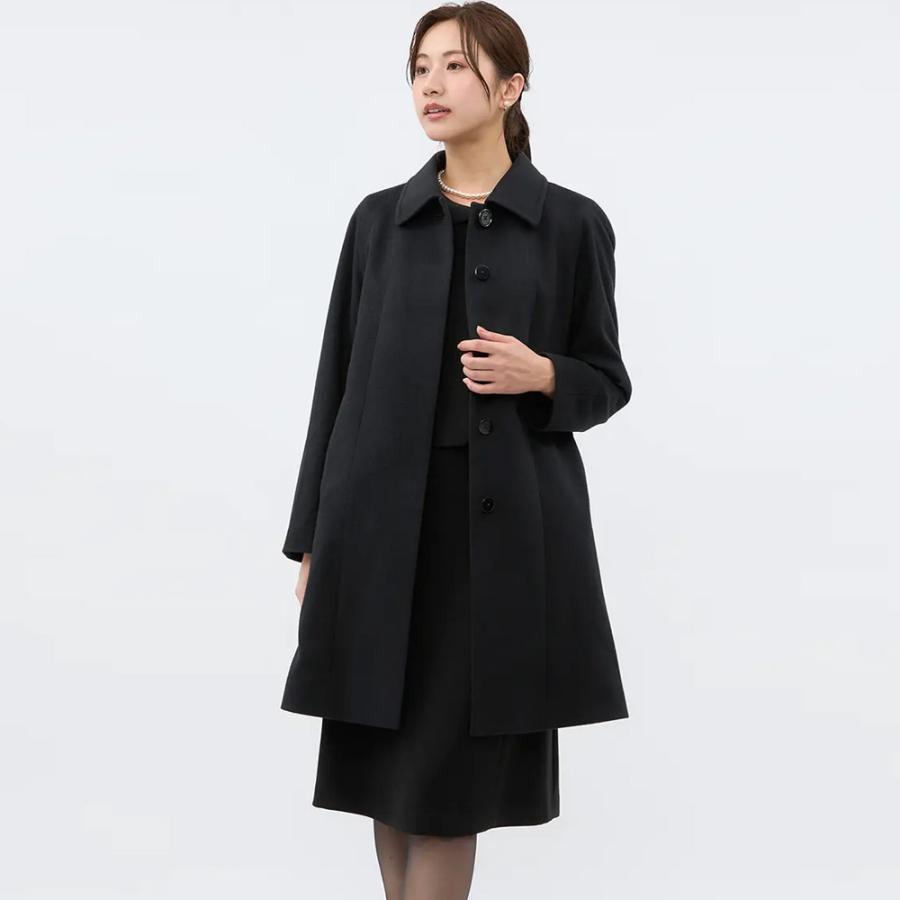 AOYAMA 【洋服の青山】フォーマルコート レディース 秋冬 ブラック 黒