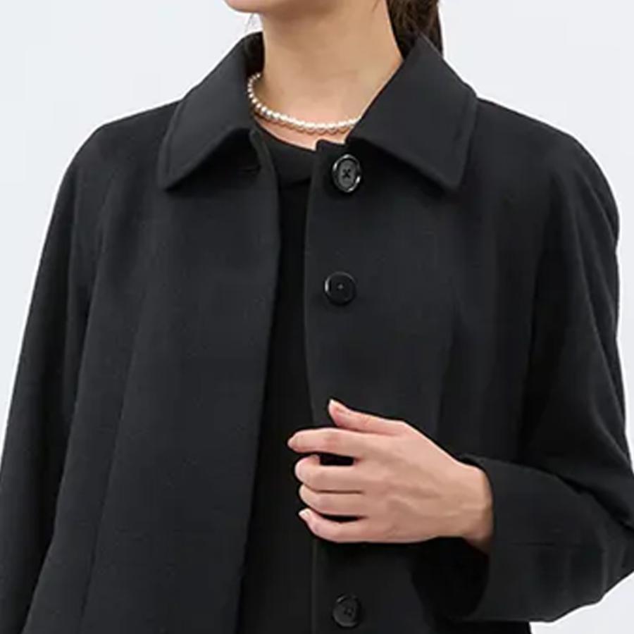 AOYAMA 【洋服の青山】フォーマルコート レディース 秋冬 ブラック 黒