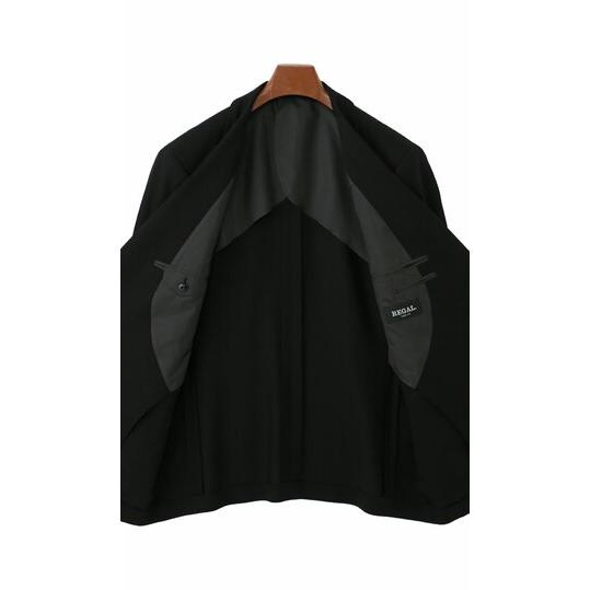 【洋服の青山】【E/K体】キング トール 大きいサイズ 涼しい アジャスター ツータック 礼服 喪服 メンズ 盛夏 ブラック スタンダード サマーフォーマルスーツの画像