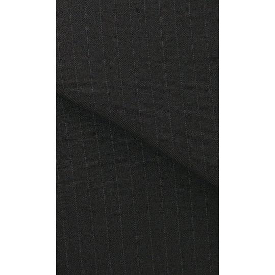 【洋服の青山】肩くるしくないスーツ メンズ ゆったり 春夏用 グレー ストライプ 2ボタン サイドベンツ ツータック 大きいサイズ 洗える ストレッチ 動きやすいの画像