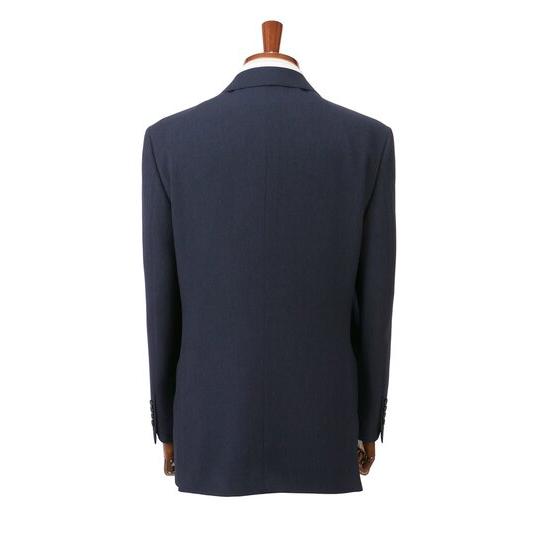 【洋服の青山】肩くるしくないスーツ 疲れない メンズ ゆったり 秋冬 ネイビー 紺 シングル 2ボタン ツータック 洗える 動きやすい シワになりにくい ビジネスの画像