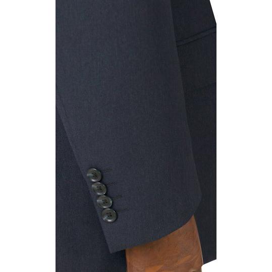 【洋服の青山】肩くるしくないスーツ 疲れない メンズ ゆったり 秋冬 ネイビー 紺 シングル 2ボタン ツータック 洗える 動きやすい シワになりにくい ビジネスの画像