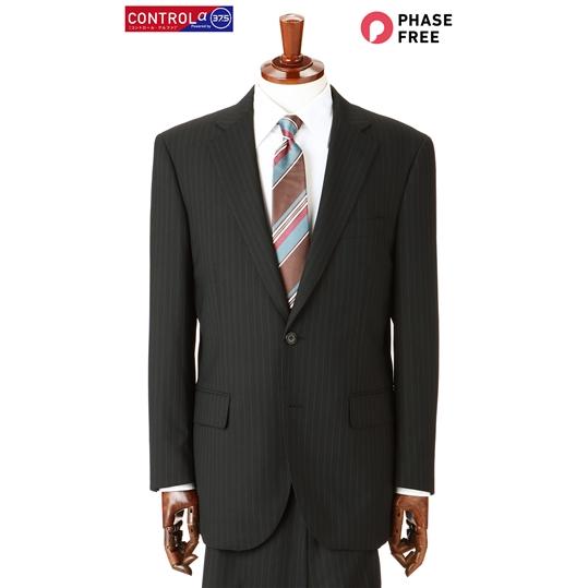REGAL セットアップスーツ AB4 ブラック ストライプ ウォッシャブル AOYAMA 【洋服の青山】オールシーズン ブラック系 スタンダードスーツ