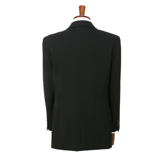 【洋服の青山】メンズ 礼服 秋冬 ブラック シングル スタンダードフォーマル 濃染深色 ブラックフォーマル 礼装 喪服 葬式 通夜 結婚式 冠婚葬祭 標準体 略礼服の画像