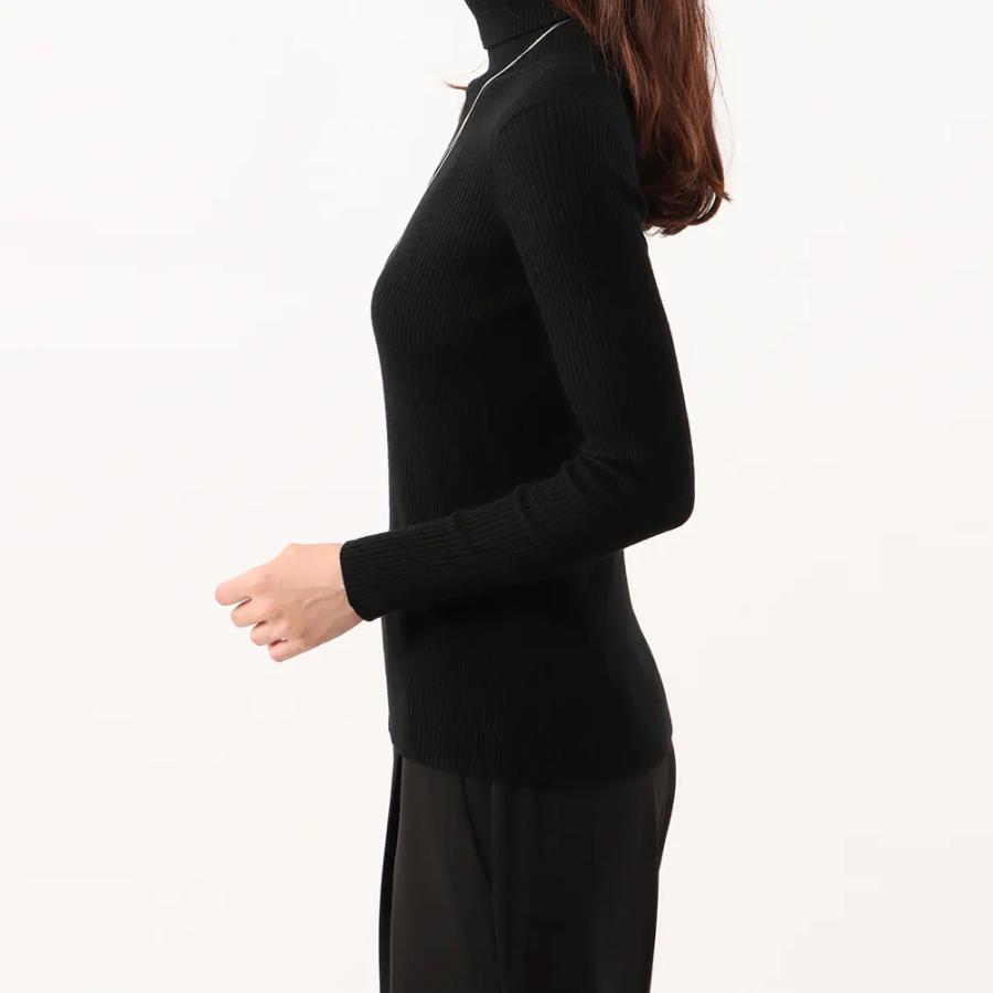 AOYAMA 【洋服の青山】ブラック系 毛玉にならない ニット