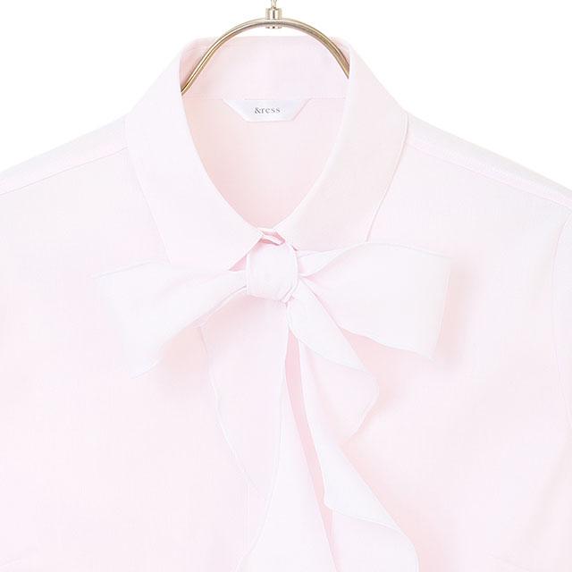 AOYAMA 【洋服の青山】ボウタイブラウス レディース 長袖 春夏秋冬