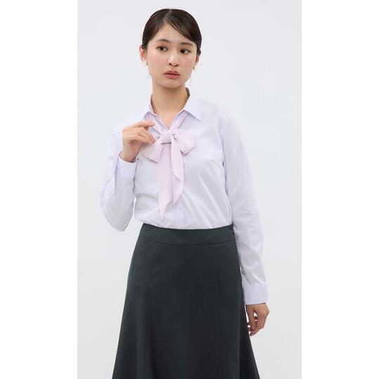AOYAMA 【洋服の青山】透け軽減 リボンブラウス ブラウス レディース