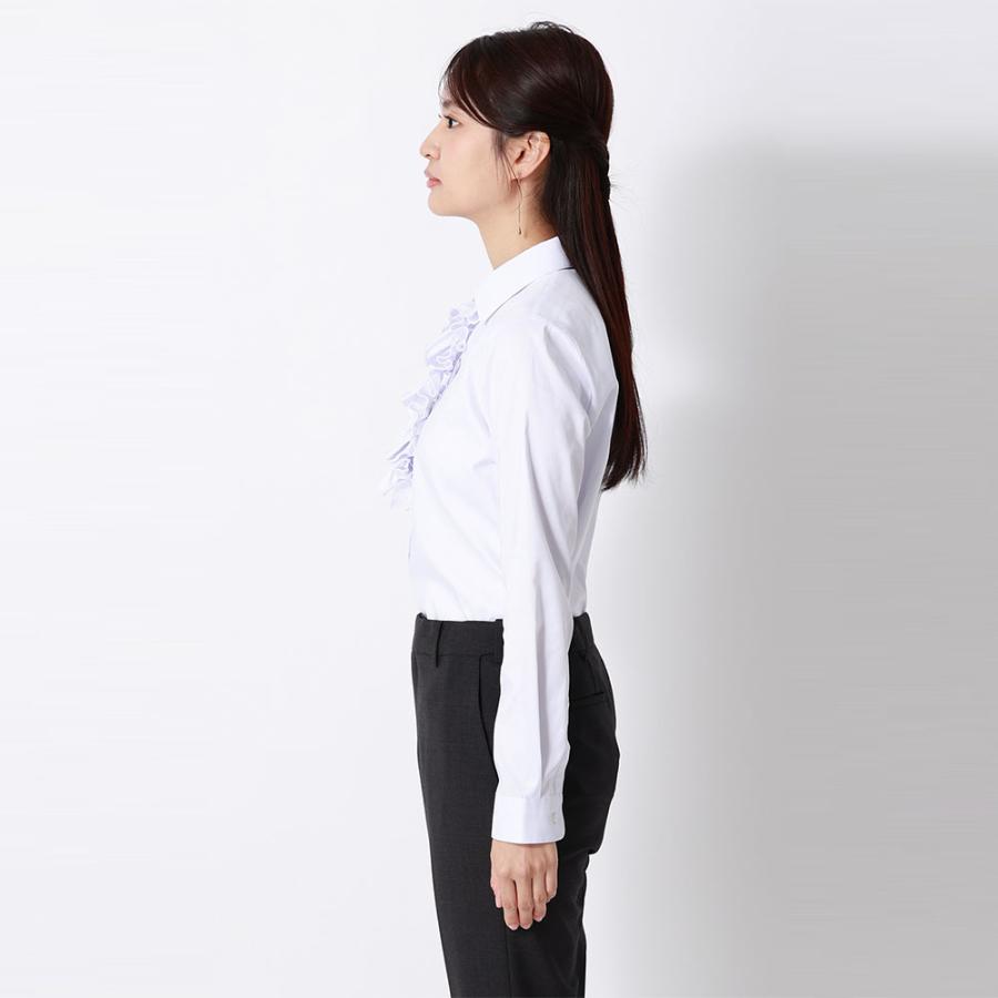 AOYAMA 【洋服の青山】透けにくい 3WAY ラッフルフリル・リボン