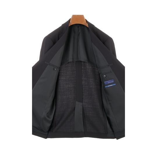 洋服の青山】メンズ スーツ オールシーズン ネイビー スタイリッシュ