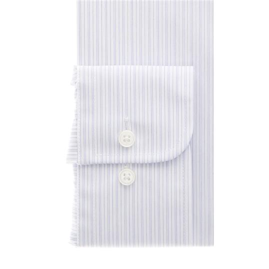 AOYAMA 【洋服の青山】ワイシャツ メンズ ブルー ストライプ 形態安定