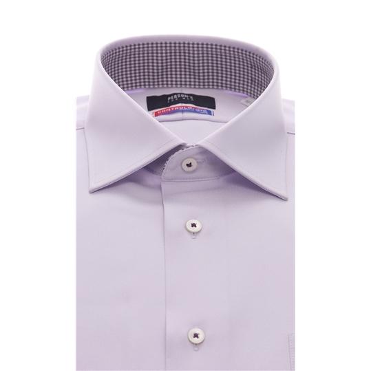 AOYAMA 【洋服の青山】 オールシーズン用 パープル系 ワイドカラー