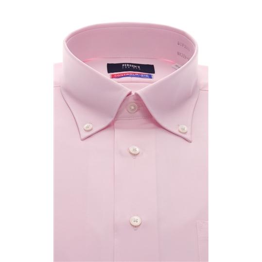 AOYAMA 【洋服の青山】オールシーズン用 ピンク系 ボタンダウン