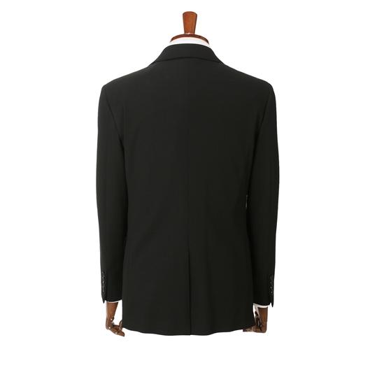 【洋服の青山】秋冬用 ブラック系 シングルスタイリッシュフォーマル【超ストレッチ】【#すごフォーマル】 PERSON'S FOR MEN BLACKの画像