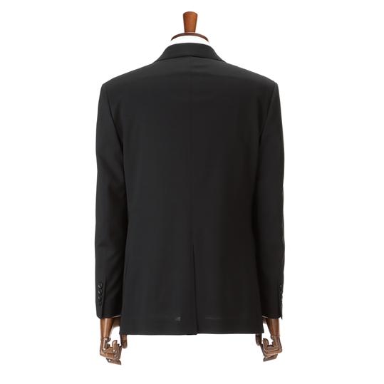 【洋服の青山】盛夏用 ブラック系 シングルスタイリッシュフォーマル【超ストレッチ】【#すごフォーマル】 PERSON'S FOR MEN BLACKの画像
