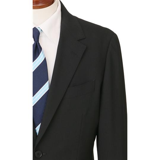 AOYAMA 【洋服の青山】盛夏用 ブラック系 スタイリッシュスーツ【超