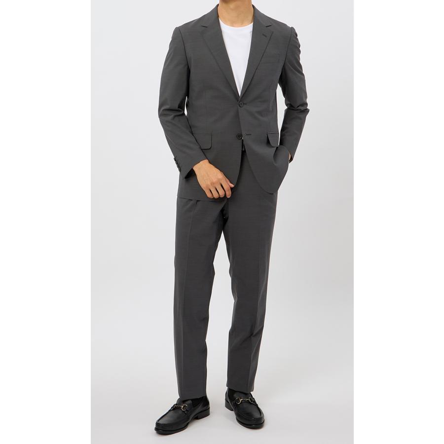 XL アルマーニコレツォーニ シングル スーツ上下 グレー メンズ ワンタック AOYAMA 【洋服の青山】プレミアム スーツ メンズ スリム オール
