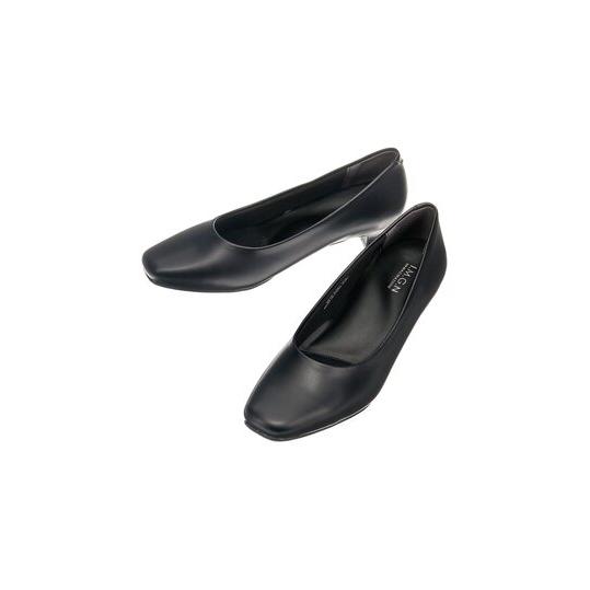 AOYAMA 【洋服の青山】疲れにくい スクエアトゥパンプス レディース 21