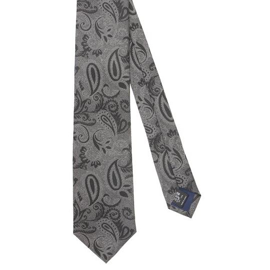メンズネクタイ中古 AOYAMA 【洋服の青山】メンズ ネクタイ グレー系 プレミアムレギュラー