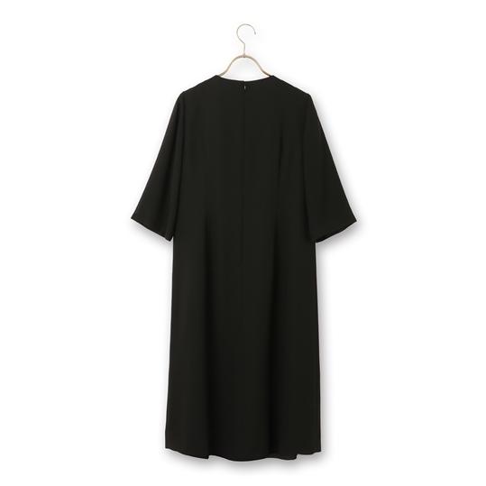 AOYAMA 【洋服の青山】清涼 タック入り フォーマルワンピース