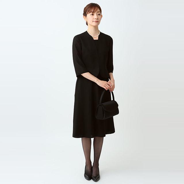 喪服　7号　洋服の青山　レディース　カバー付き AOYAMA 【洋服の青山】＼通気性抜群／ 涼しい サマーフォーマル