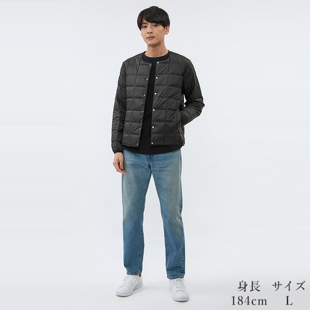 AOYAMA 【洋服の青山】中綿 ブルゾン メンズ 秋冬用 ブラック 黒 無地