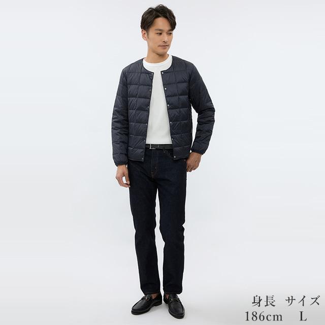 AOYAMA 【洋服の青山】メンズ 中綿 ブルゾン ダウン ジャケット TAION 