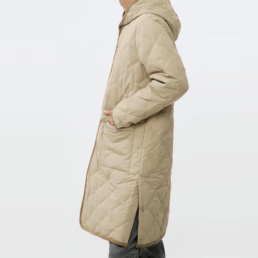 AOYAMA 【洋服の青山】ダウンコート メンズ 秋冬用 ベージュ ロング丈