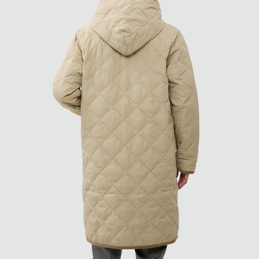 AOYAMA 【洋服の青山】ダウンコート メンズ 秋冬用 ベージュ ロング丈