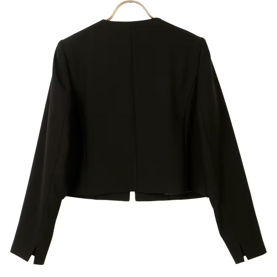 AOYAMA 【洋服の青山】オールシーズン ブラック系 ノーカラー AOYAMA 【洋服の青山】オールシーズン ブラック系 ノーカラー