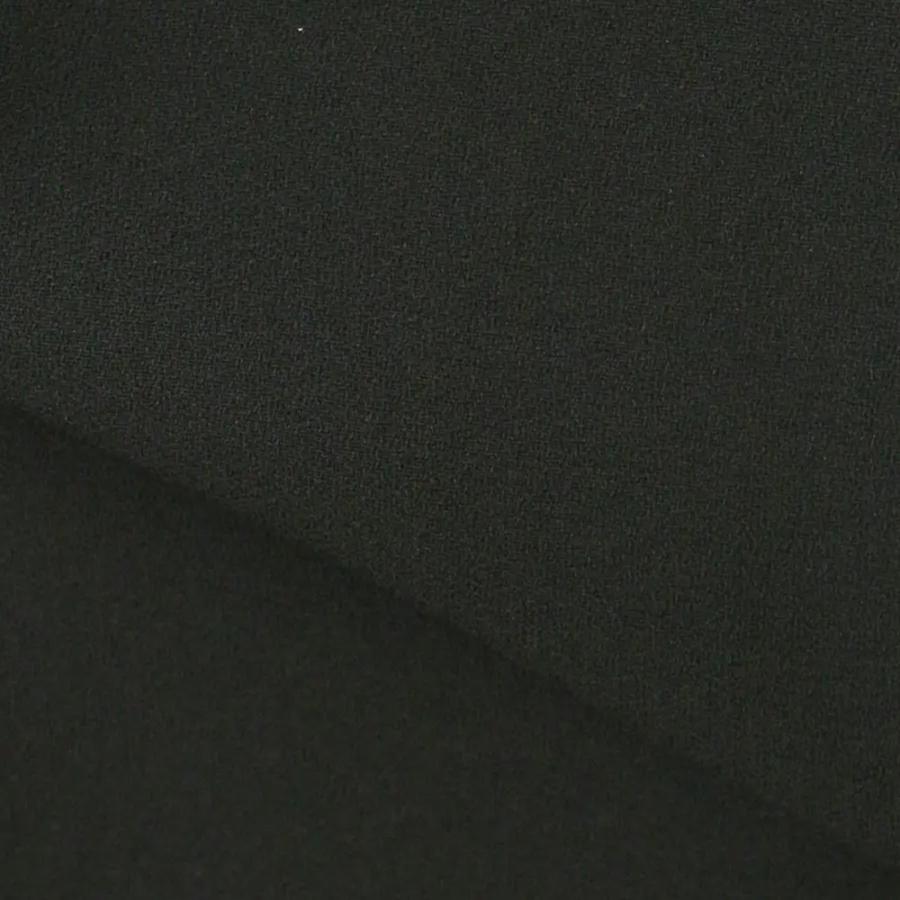 【洋服の青山】洗える 喪服 礼服 レディース 2点 セット ワンピース ジャケット ノーカラー 濃染 ブラック フォーマル セットアップ タック ひざ下丈 前開きの画像