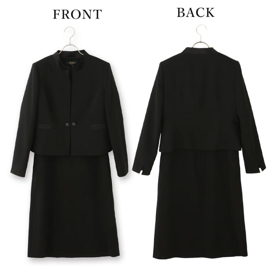 AOYAMA 【洋服の青山】喪服 礼服 レディース アンサンブル 2点セット
