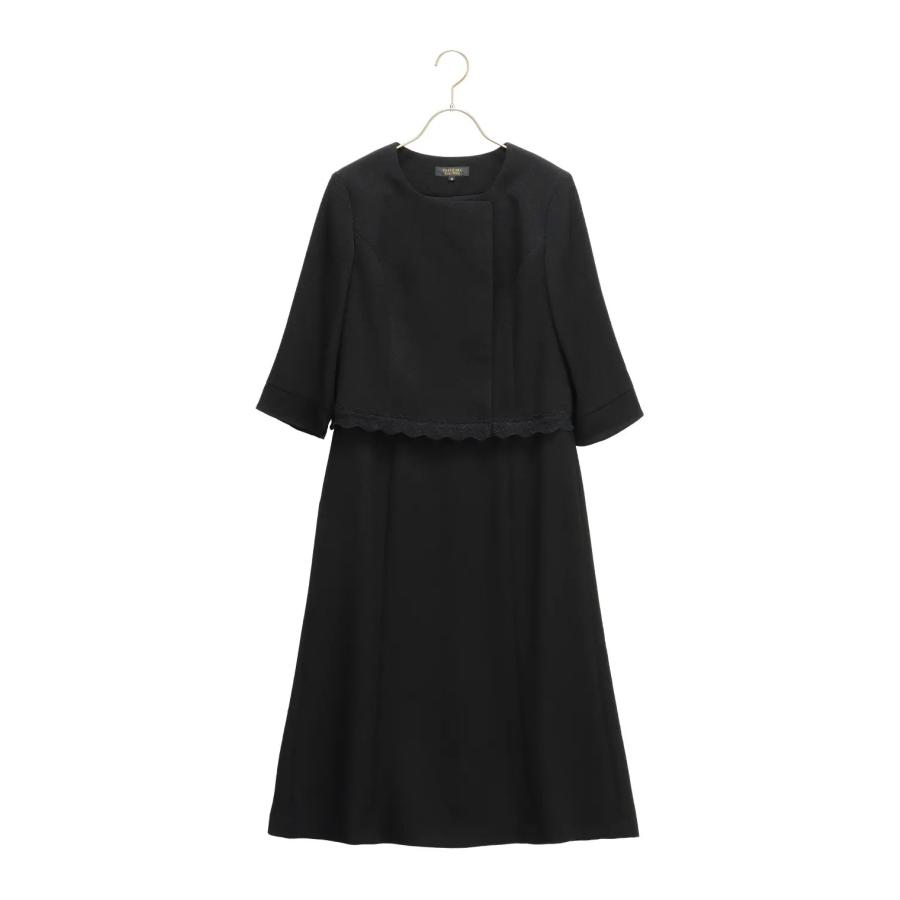 AOYAMA 【洋服の青山】オールシーズン用 ブラック系 ショールカラー