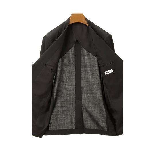 ダークグレー　ビジネススーツ　洋服の青山　BE5 AOYAMA 【洋服の青山】大きいサイズ 着圧軽減 スーツ メンズ ダーク