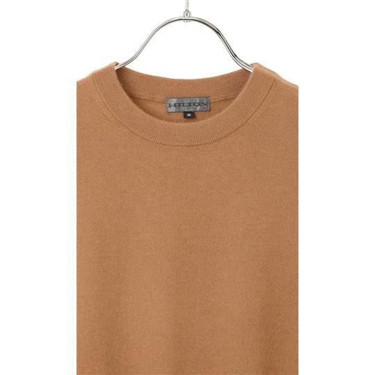 AOYAMA 【洋服の青山】秋冬用 ブラウン系 クルーネックセーター