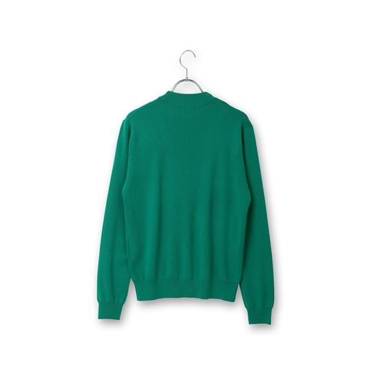 AOYAMA 【洋服の青山】秋冬用 グリーン系 クルーネックセーター