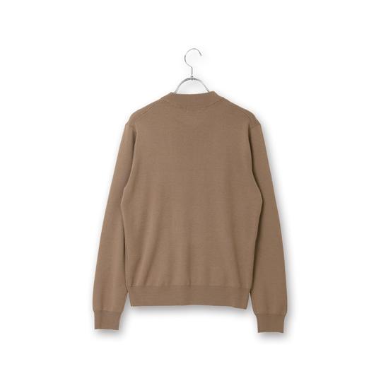 AOYAMA 【洋服の青山】メンズ 秋冬用 ベージュ系 クルーネックセーター