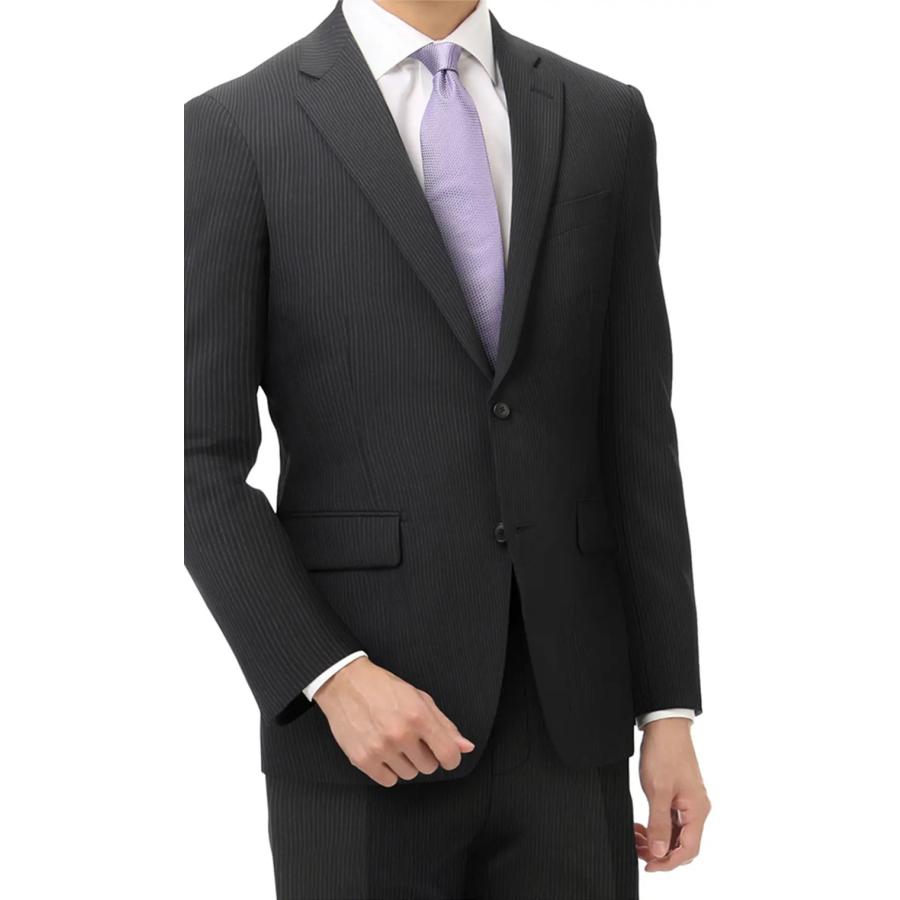 AOYAMA 【洋服の青山】スーツ メンズ スリム 春夏用 ブラック 黒